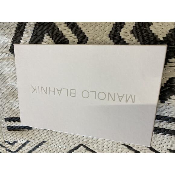 Manolo Blahnik CAMPARINEW 70 Black Patent Leather Size 41.5/11.5 US - Picture 6 of 9